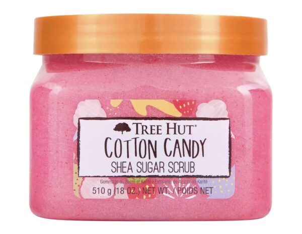 Algodão doce Esfoliante corporal Tree Hut 510g